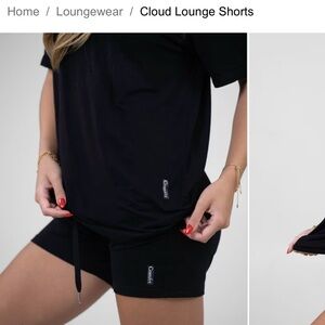 COMFRT CLOUD LOUNGE BLACK SHORTS